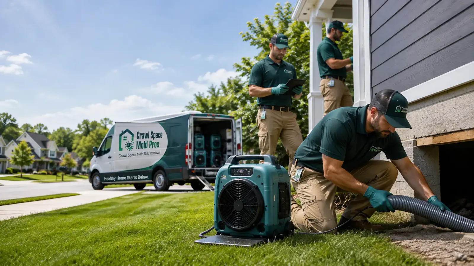 Crawl Space Mold Removal in Pound, WI
